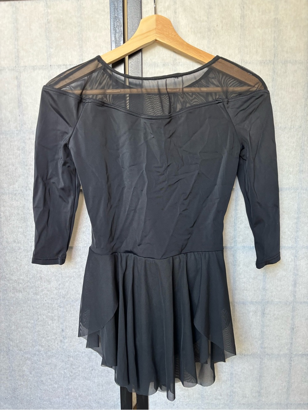 Belera Black mesh dance costume